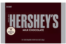 Hershey's Milk Chocolate, 1.55 oz, 36-count