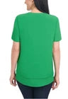 Hilary Radley Women's Short Sleeve Blouse