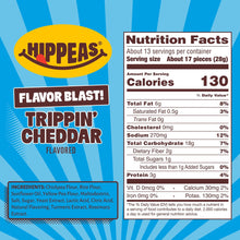 Hippeas Flavor Blast! Trippin' Cheddar Baked Chickpea Puffs, 13 oz. (PACK OF 3 )
