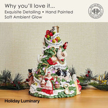Holiday Luminary Christmas Tree LED Figurine, 9.5 IN
