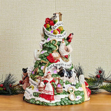 Holiday Luminary Christmas Tree LED Figurine, 9.5 IN