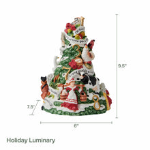 Holiday Luminary Christmas Tree LED Figurine, 9.5 IN