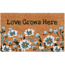 Home-D-cor-Collection-Blue-Floral-Loves-Grows-Here-Outdoor-Doormat-18-x30-a63b70e4-d9f9-4a95-997_5315_1 - Brands For Less USA