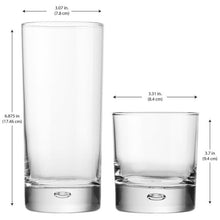 Home Essentials Bubble Sham Drinkware, Set of 16