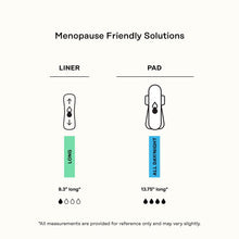 Honey Pot 100% Organic Cotton Cover Peri-menopause All Day and Night Pad, 11 Count (PACK OF 3 )