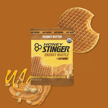 Honey Stinger Organic Energy Waffle, Peanut Butter, Caffeine Free Healthy Snack, 1.06 oz.,12 pk. - Brands For Less USA