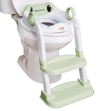 Hopscotch Lane Frog Character Step up Potty - Toddler Toilet Seat with Ladder, Children 12+ Months - Brands For Less USA