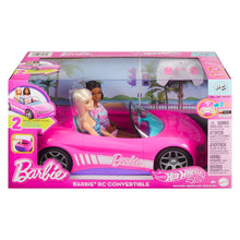 Hot Wheels Barbie RC Convertible Car with 2 Barbie Dolls