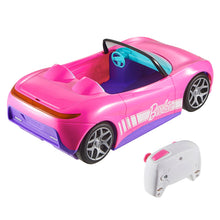 Hot Wheels Barbie RC Convertible Car with 2 Barbie Dolls