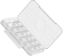 Monthly Pill Organizer, 28 Days, Compact, Portable for Elderly Parents, Patients (28 Grids)