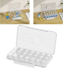 Monthly Pill Organizer, 28 Days, Compact, Portable for Elderly Parents, Patients (28 Grids)
