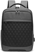 Travel Laptop Backpack, Anti-Theft, USB Charging, Water-Resistant, for Business/College/Work, Gift for Men (Black)