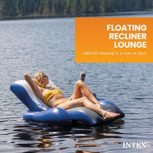 INTEX Inflatable Floating Pool Recliner Lounge Chair for Adults
