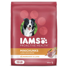 IamsProactiveHealthMinichunksDryDogFoodWithRealLamb_Rice_15Lb.Bag - Brands For Less USA