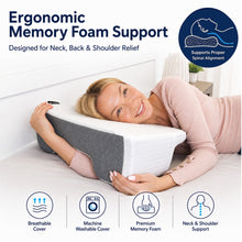 Imaginarium Ergonomic Memory Foam 2-in-1 Pillow with Cooling Cover