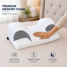 Imaginarium Ergonomic Memory Foam 2-in-1 Pillow with Cooling Cover
