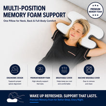 Imaginarium Ergonomic Memory Foam Beauty Pillow with Cooling Cover