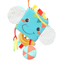 Infantino Big Top Discovery Cube with Clacker Rings, Plush Toy, Age Group 6-12 Months, Multicolor