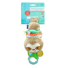 Infantino Music & Motion Pulldown Sloth, Hanging-Style Plush Toy, 6-12 Months