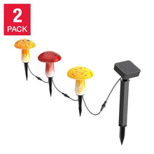 InfinityX1GlassSolarMushroomLandscapeLights_2-pack - Brands For Less USA