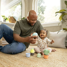 Ingenuity Calm Springs Nesting Rattles for Baby 3 Months +, Unisex