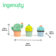Ingenuity Calm Springs Nesting Rattles for Baby 3 Months +, Unisex