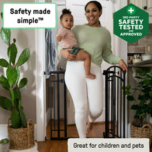Ingenuity The Doorway 48W Series Safety Pet and Baby Gate, 28.5'-48' Wide, 36' Tall - Black
