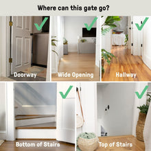 Ingenuity The Doorway 48W Series Safety Pet and Baby Gate, 28.5'-48' Wide, 36' Tall - Black
