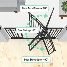Ingenuity The Doorway 48W Series Safety Pet and Baby Gate, 28.5'-48' Wide, 36' Tall - Black