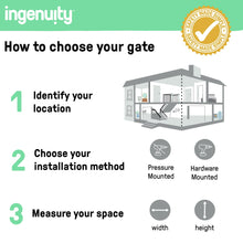 Ingenuity The Doorway 48W Series Pet and Baby Gate - White