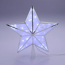 Iridescent Star Battery Operated LED Christmas Tree Topper, 14.75", by Holiday Time