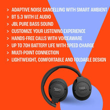 JBL Tune 770NC Adaptive Over-Ear Wireless Bluetooth Headphones