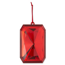 Red Jumbo Gem Christmas Ornament, 8", by Holiday Time