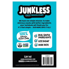JUNKLESS Chewy Granola Bars, Variety Pack, 24 pk. (PACK OF 3 )