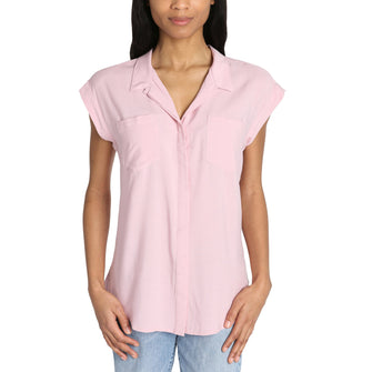 Jachs Girlfriend Women's Button Front Blouse