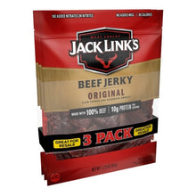 Jack Link's Beef Jerky, Original, 3.25 oz, 3-count