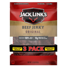 Jack Link's Beef Jerky, Original, 3.25 oz, 3-count