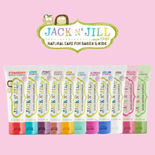 Jack N’ Jill Natural Certified Kids & Baby Toothpaste, Raspberry Flavor, Fluoride-Free, Safe if Swallowed When Used as Directed, 1.76 oz Tube