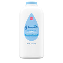 Johnson's Cornstarch Unisex Powder for Baby and Toddler with Aloe & Vitamin E, 22 oz