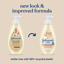 Johnson's Skin Nourish Baby Wash, Vanilla & Oat Scents, 20.3 fl. oz