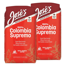 Jose’s 100% Colombia Supremo Whole Bean Coffee, Medium, 2.5 lbs, 2-pack - Brands For Less USA
