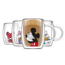 JoyJoltDisneyPeek-a-Boo13.5ozDoubleWallGlassMug_Setof41 - Brands For Less USA
