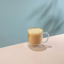 JoyJolt Haven 13.5 oz Fluted Stackable Double Wall Glass Mugs, Set of 6 - Brands For Less USA