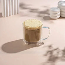 JoyJolt Haven 13.5 oz Fluted Stackable Double Wall Glass Mugs, Set of 6 - Brands For Less USA