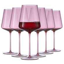 JoyJolt Sidney Red Wine Glasses, Set of 6