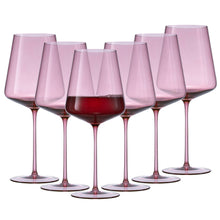 JoyJolt Sidney Red Wine Glasses, Set of 6