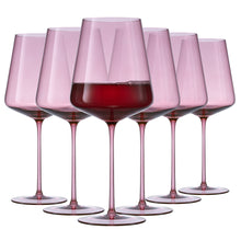 JoyJolt Sidney Red Wine Glasses, Set of 6