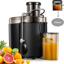 Juicer Machine with Wide Mouth 3" Feed Chute for Fruits and Vegetables, Black