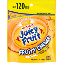 Juicy Fruit Original Bubble Gum, Single Pack - 15 Pieces