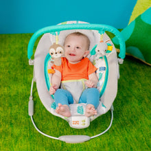 Jungle Vines Comfy Baby Bouncer with Vibrating Infant Seat, Toy Bar & Taggies (Unisex)